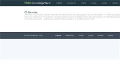 Desktop Screenshot of fidointelligence.pl